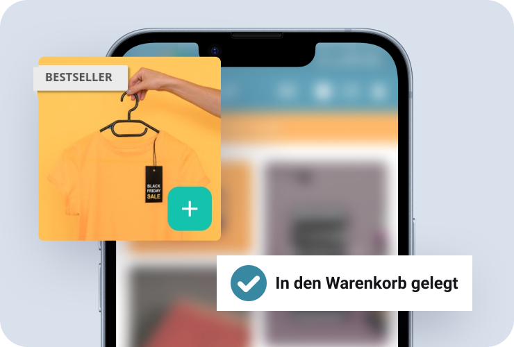 Von der Kategorieseite in den Warenkorb