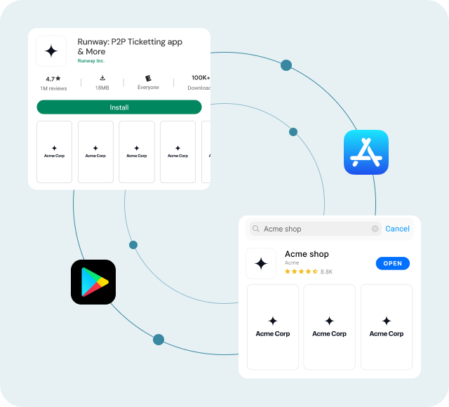 Pushly einrichten: Upload in App Store und Google Play übernimmt Pushly